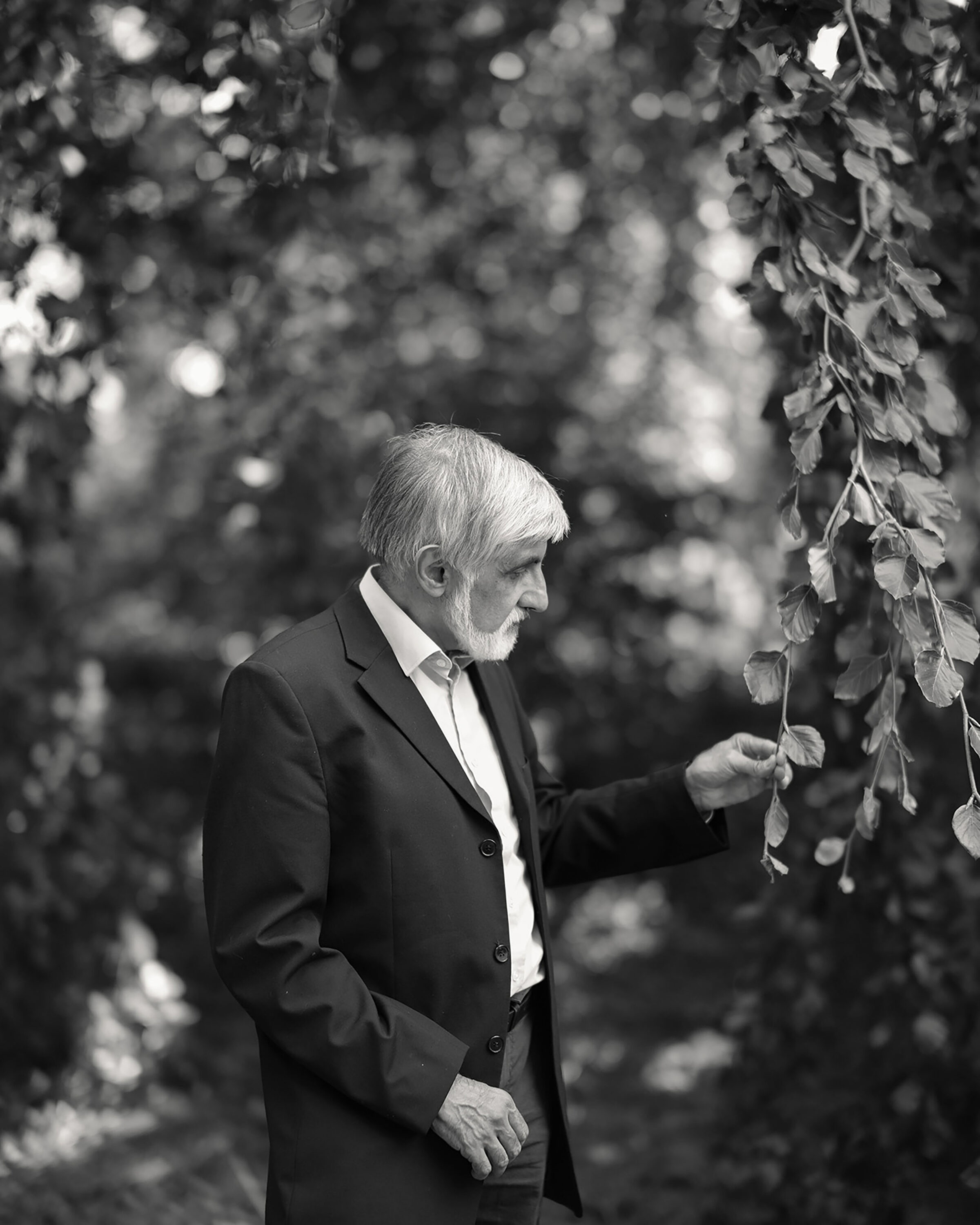 wrenagency_alystomlinson_Philip K Maini FRS, Professor of Mathematical Biology, photographed in the gardens at St John’s College, Oxford (2025) © Alys Tomlinson